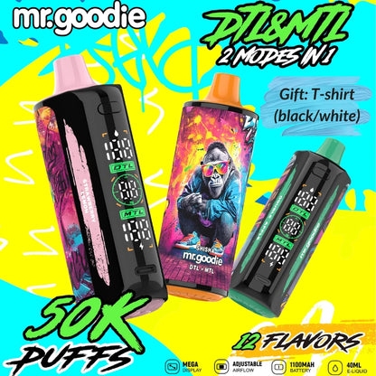 Factory Bottom Price Mr.Goodie 50k puffs-VM013 Certified Quality