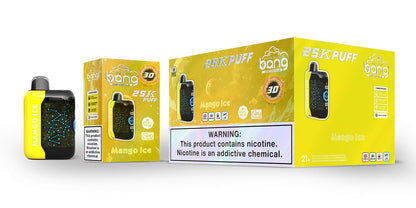Bang Starry  25000 Puffs 25K Smart Full Screen Turn Ice Wholesale Disposable Vape Puff  Prefilled Pod