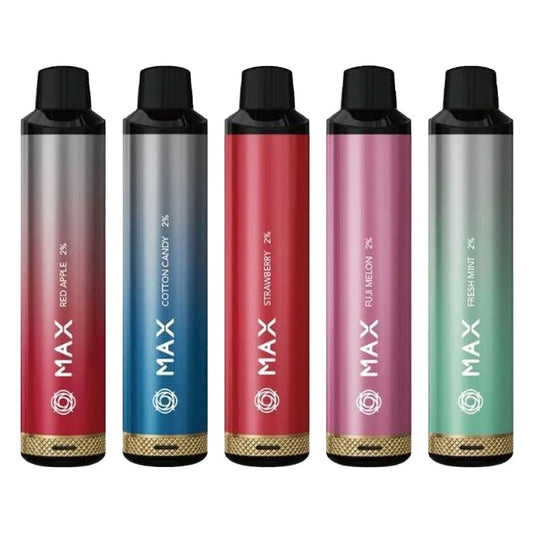 PACK OF 10 Elux Max 4000 puff bar Airflow Adjustable Rechargeable Vape disposable 2 ml e-liquid