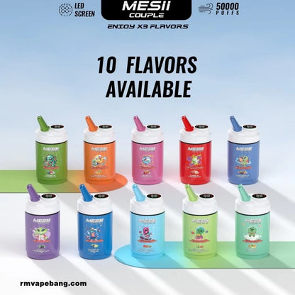 Mesii Couple 50K (Three Flavors) Top Choice for Vape Shops Factory Direct Price