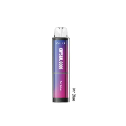 CRYSTAL 6000 Revolutionary 6K Puffs 20 mg 2 ml Disposable Vapes Bars By OLIT