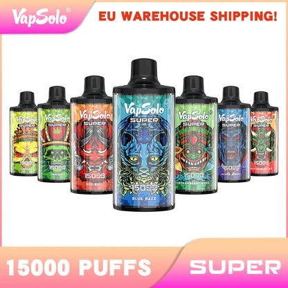 Original Vapsolo Super 15k Puff Tornado Disposable Vape Pod 15000 Puff Vaper