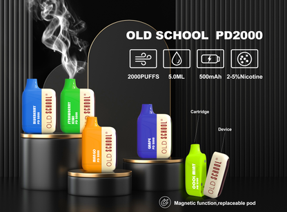OLD School PD2000 Puffs Disposable Vape Wholesale