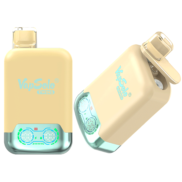 VapSolo Twins 20K Puffs Disposable Vape | Dual Flavors,Airflow Control,Smart Display Screen