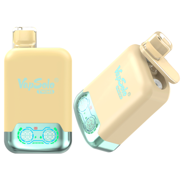 VapSolo Twins 20K Puffs Disposable Vape | Dual Flavors,Airflow Control,Smart Display Screen