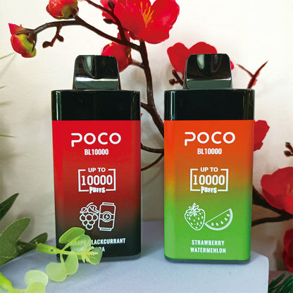 POCO BL10000 Puffs - 20mL, 5% Nic Salt, 15 Flavors, Airflow Control