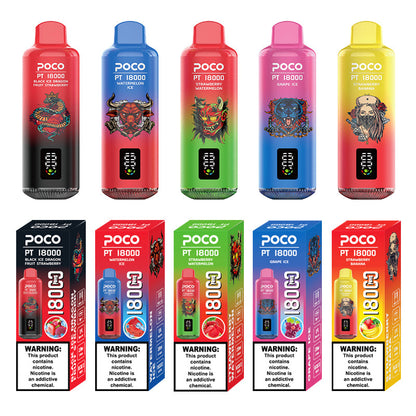 EU Warehouse POCO PT 18000 Puffs Disposable Vape Wholesale
