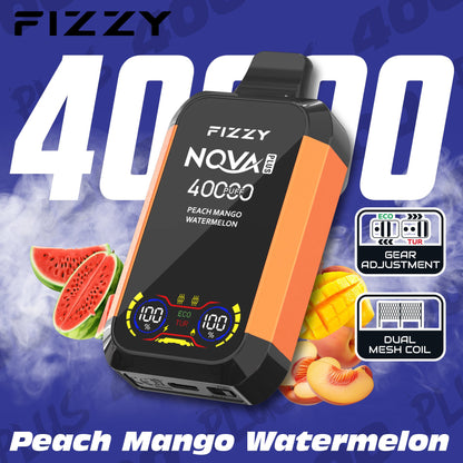 Fizzy Nova Plus 40000 40K Puffs Dual Mesh Coil Disposable Vape-Next-Level Premium Vaping