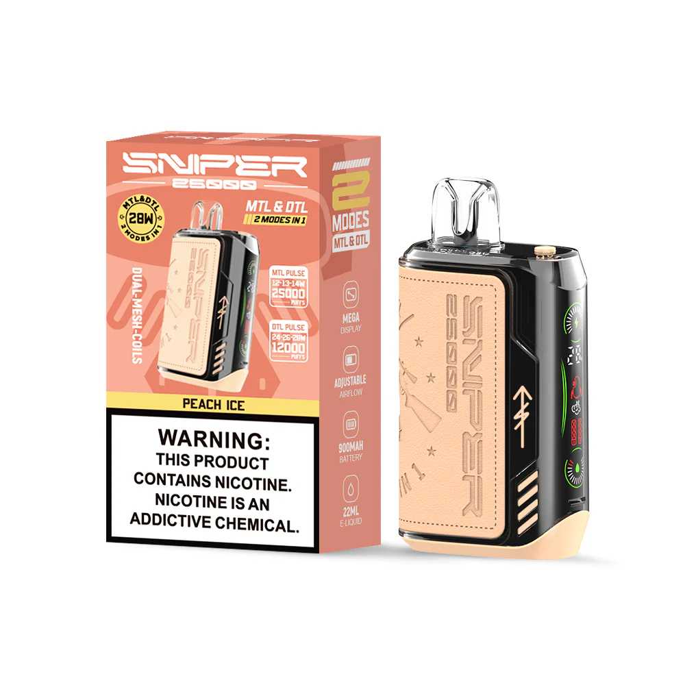 Vapmod Sniper 25000 Puffs Rechargeable Disposable Kit