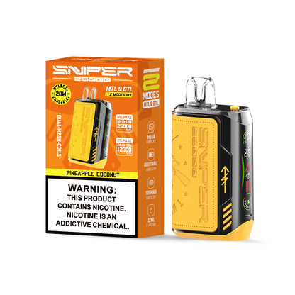 Vapmod Sniper 25000 Puffs Rechargeable Disposable Kit