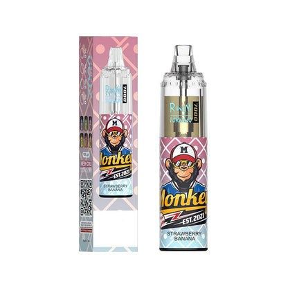 7000 Puffs Disposable Vape - RandM Tornado 14mL, RGB Lights, 56 Flavors