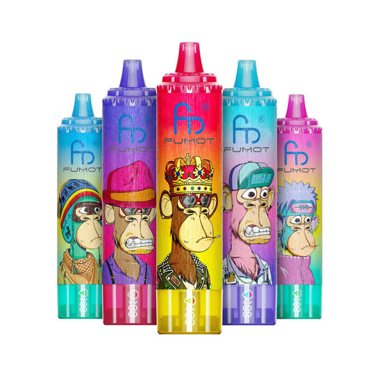 Fumot 15000 Puffs Disposable Vape Original Randm Tornado 15k Puff 15k Vaper With Digital Screen