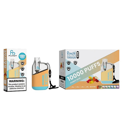 RandM Tornado Box 10000 Puffs 2% 5% Nicotine Rechargeable Disposable vape