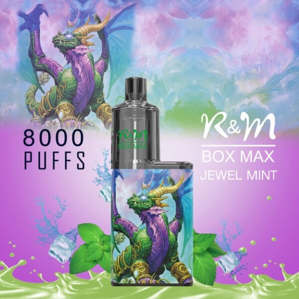 R&M BOX MAX 8000 Puffs Disposable Vape kit 12.5ml
