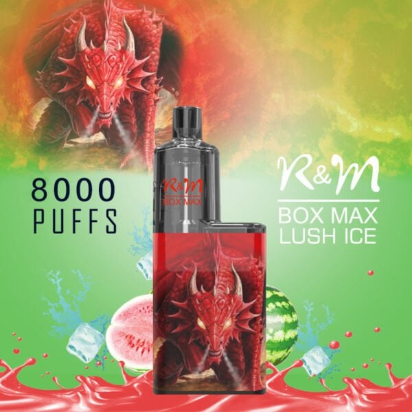 R&M BOX MAX 8000 Puffs Disposable Vape kit 12.5ml