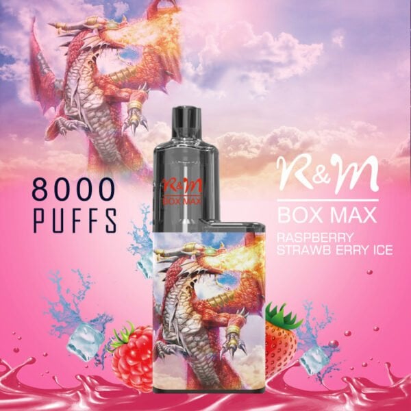 R&M BOX MAX 8000 Puffs Disposable Vape kit 12.5ml