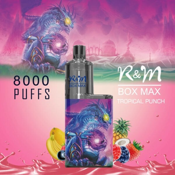 R&M BOX MAX 8000 Puffs Disposable Vape kit 12.5ml