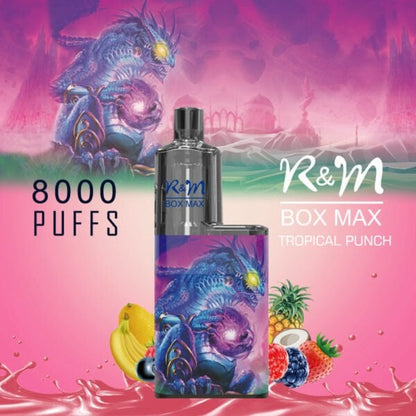 R&M BOX MAX 8000 Puffs Disposable Vape kit 12.5ml