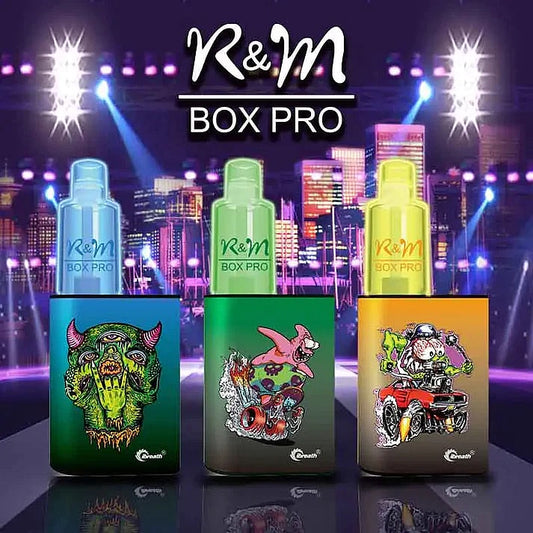 R&M  BOX  PRO 6000 Puffs  5% Nicotine Rechargeable Disposable vape