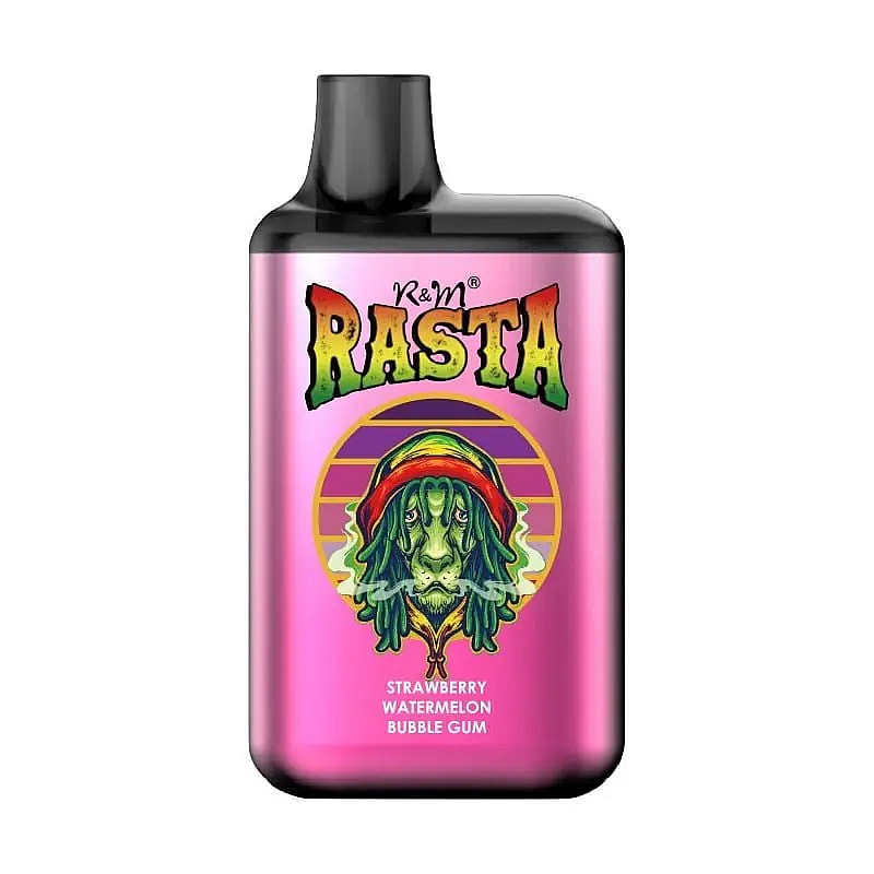 R&M Rasta 5500 Puffs 5% nicotine vape rechargeable disposable e cigarette