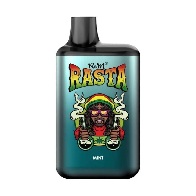 R&M Rasta 5500 Puffs 5% nicotine vape rechargeable disposable e cigarette