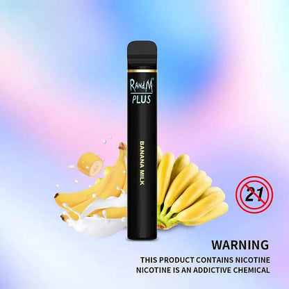 RandM Plus 800 Puffs 0% 2% 3% 5% Nicotine Rechargeable Disposable Pen