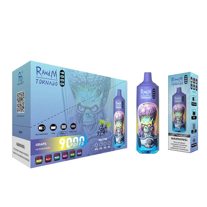 FUMOT RandM Tornado 9000 puff Disposable Vape 18ML 850mAh 43 Flavors In Sales.