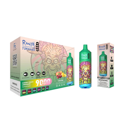 FUMOT RandM Tornado 9000 puff Disposable Vape 18ML 850mAh 43 Flavors In Sales.