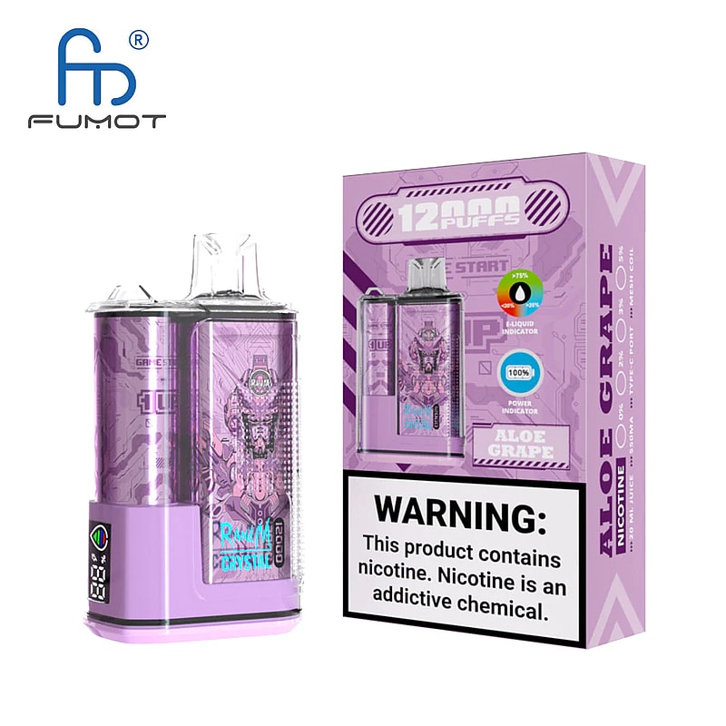 RandM Crystal 12000 Puffs 2% 5% Nicotine LED display Disposable E Cigarettes