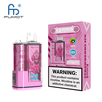 RandM Crystal 12000 Puffs 2% 5% Nicotine LED display Disposable E Cigarettes