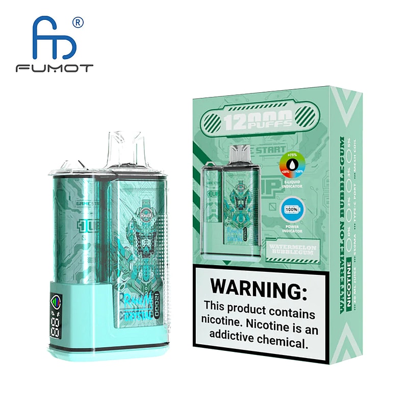 RandM Crystal 12000 Puffs 2% 5% Nicotine LED display Disposable E Cigarettes