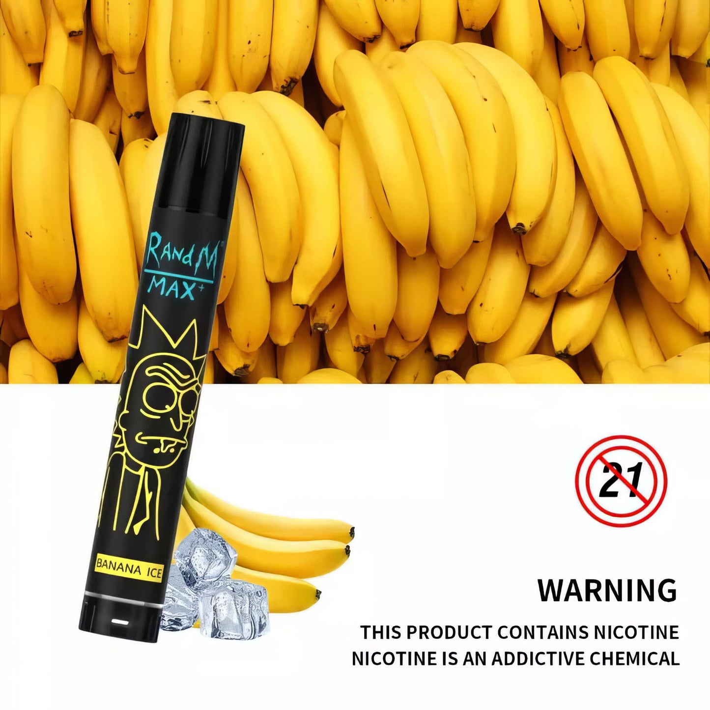 RandM Max+ 1700 Puffs 0% 2% 3% 5% Nicotine Rechargeable Disposable vape