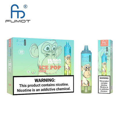 RandM Tornado 15000 Puffs 2% 5% Nicotine LED display Disposable E Cigarettes