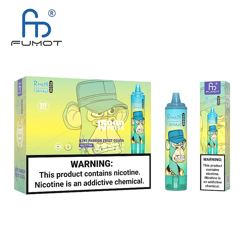RandM Tornado 15000 Puffs 2% 5% Nicotine LED display Disposable E Cigarettes