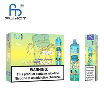RandM Tornado 15000 Puffs 2% 5% Nicotine LED display Disposable E Cigarettes