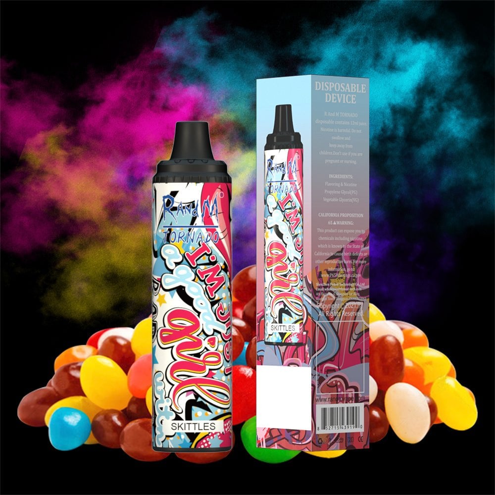 RandM Tornado 6000 Puffs Disposable Vape  Authentic E Cigarette