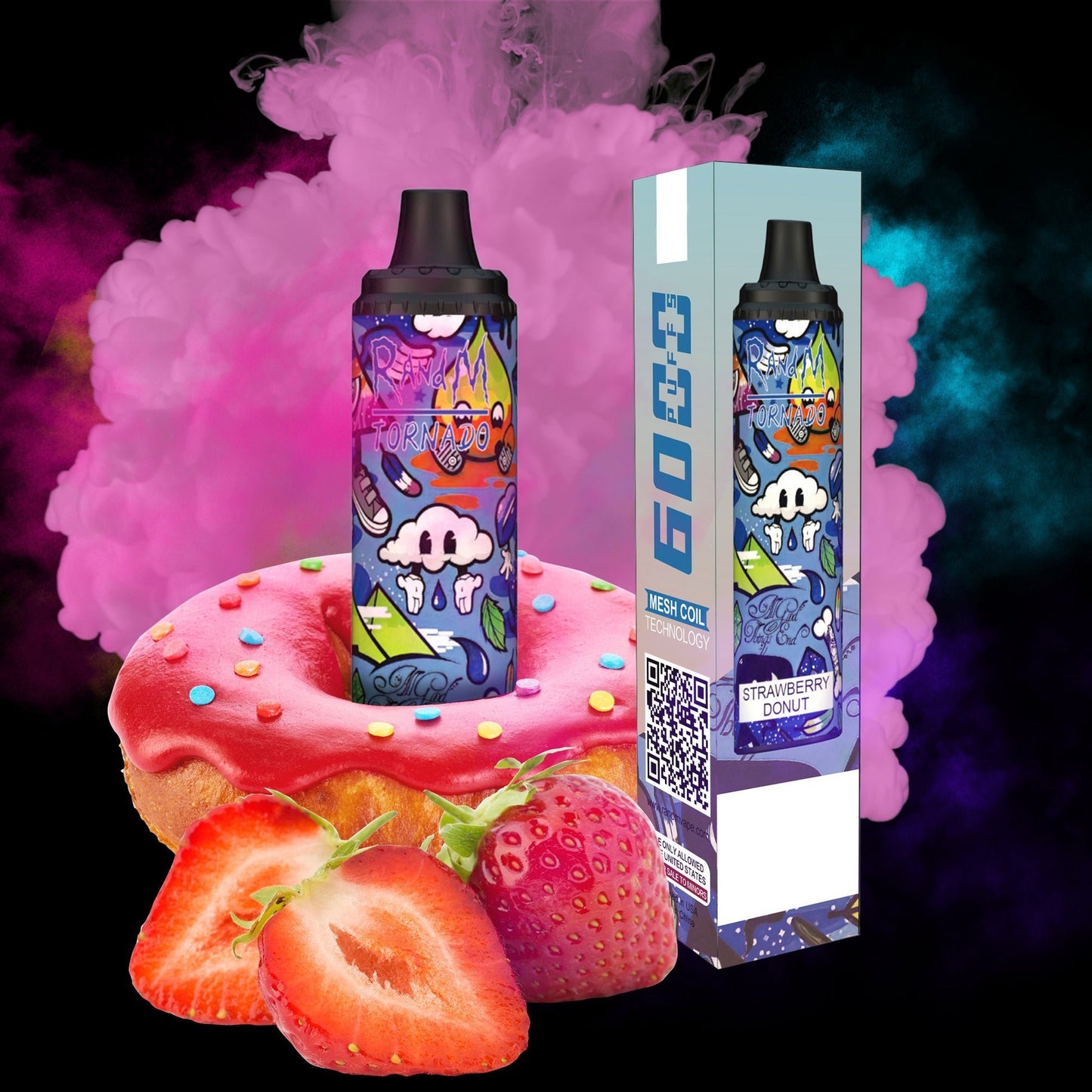 RandM Tornado 6000 Puffs Disposable Vape  Authentic E Cigarette
