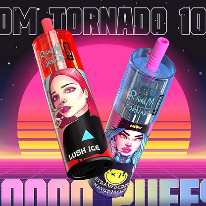 RandM Tornado 10000 Plus Puffs 2% 5% Nicotine Rechargeable Disposable vape