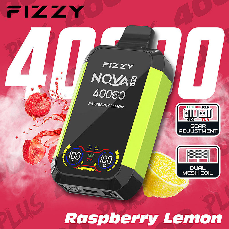 Fizzy Nova Plus 40000 40K Puffs Dual Mesh Coil Disposable Vape-Next-Level Premium Vaping