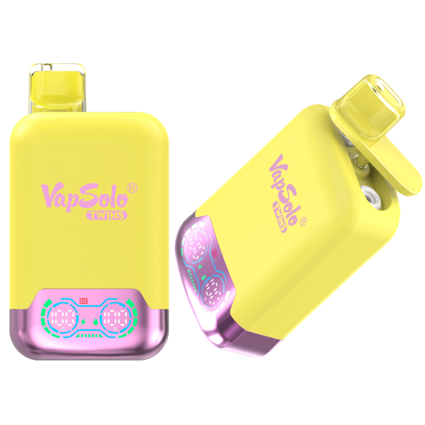 VapSolo Twins 20K Puffs Disposable Vape | Dual Flavors,Airflow Control,Smart Display Screen