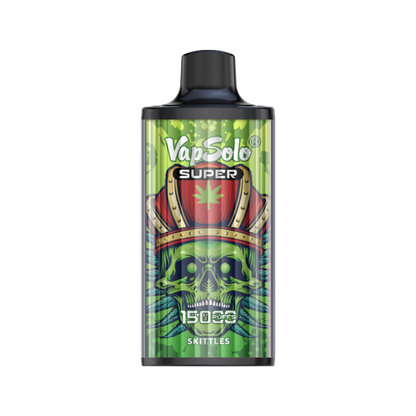 VapSolo Super 15K Puffs Disposable Vape | Ajustable Airflow,Mesh Coil,Type-C Port