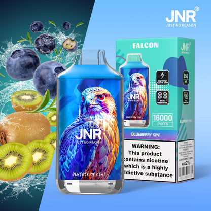 JNR FALON 16000 16K Puffs Original Edition Rechargeable Disposable Vape-850mAh Battery, 22ml E-liquid, Multiple Nicotine 27 Flavors