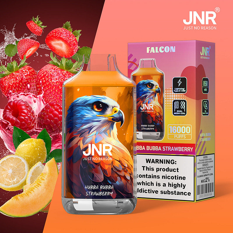 JNR FALON 16000 16K Puffs Original Edition Rechargeable Disposable Vape-850mAh Battery, 22ml E-liquid, Multiple Nicotine 27 Flavors