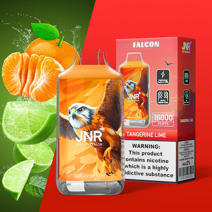 JNR FALON 16000 16K Puffs Original Edition Rechargeable Disposable Vape-850mAh Battery, 22ml E-liquid, Multiple Nicotine 27 Flavors