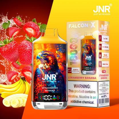 JNR FALCON X 18000 18k Puffs LED Display Hot Sale Disposable Vape-950mAh Battery, 24ml E-liquid, Multiple Nicotine 29 Flavors