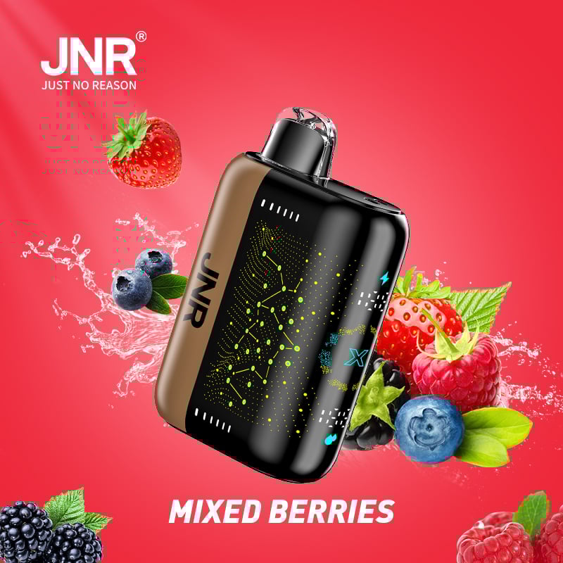 JNR Plus X 26000 26K Puffs Disposable Vape Newest Electronic Cigarette Pod-850mAh Battery, 28ml E-liquid, Multiple Nicotine 15 Flavors