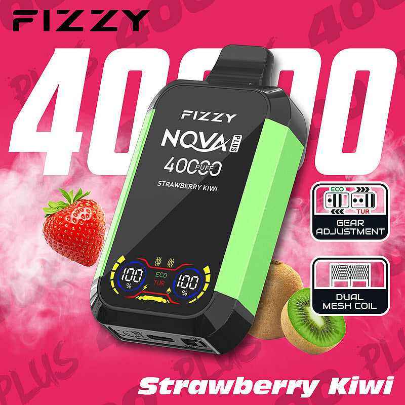 Fizzy Nova Plus 40000 40K Puffs Dual Mesh Coil Disposable Vape-Next-Level Premium Vaping