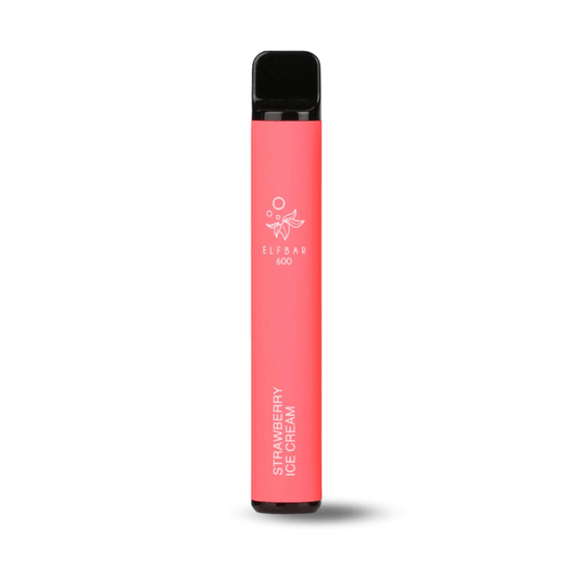 Elf Bar 600 Disposable - Strawberry Snow 2%