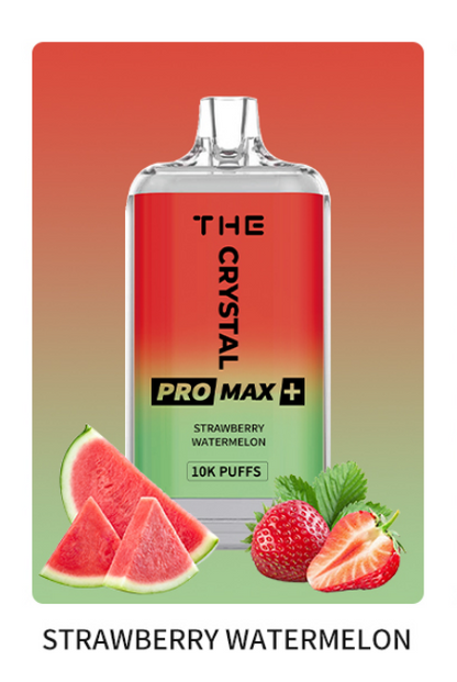WGA Crystal Pro Max Plus 10000 Puffs Disposable Vape-550mAh Battery, 25ml E-liquid, Multiple Nicotine 10 Flavors