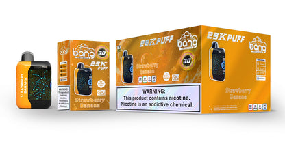 Bang Starry  25000 Puffs 25K Smart Full Screen Turn Ice Wholesale Disposable Vape Puff  Prefilled Pod